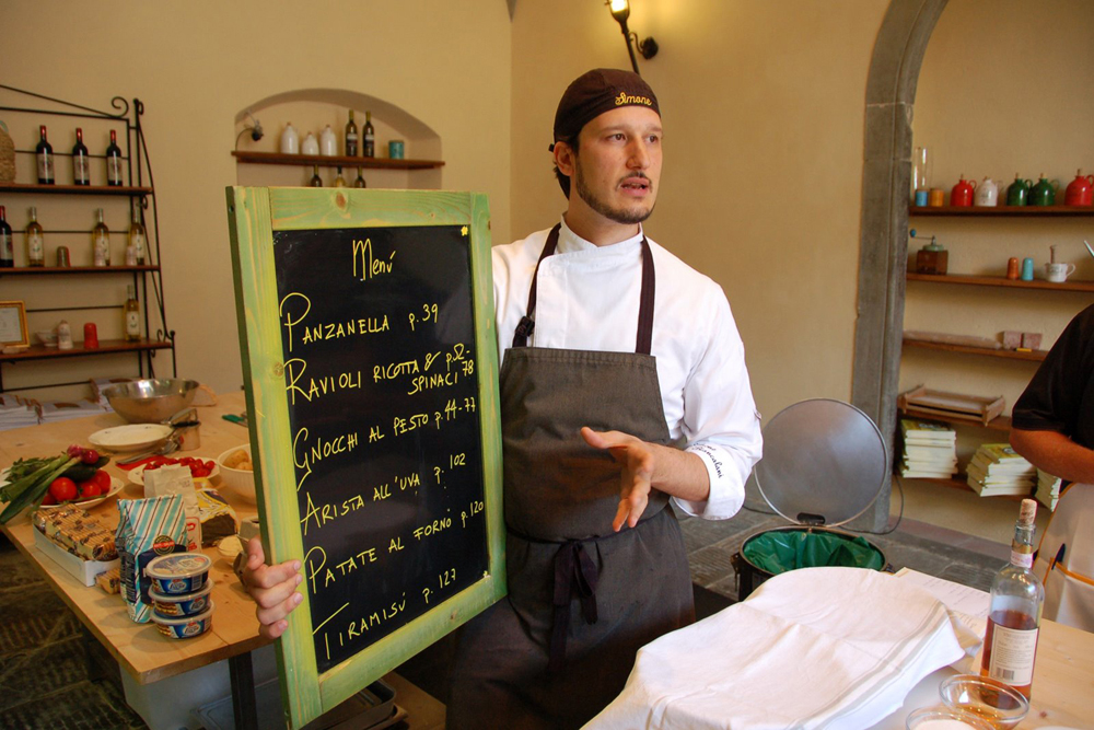 Italian-Chef-with-the-Florence-cooking-classs-menu